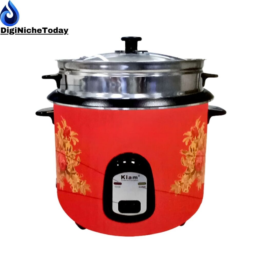 Kiam 2.8 liter SS+Non-Stick Double Pot Rice Cooker (SFB-5704)