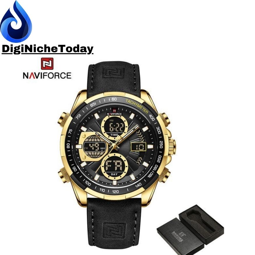 Naviforce 9197 L – Black Gold