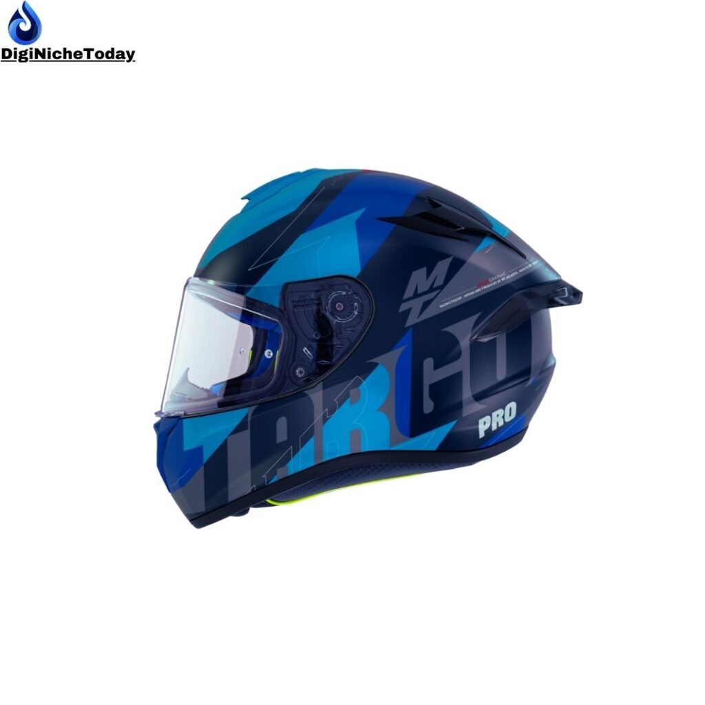 MT Targo Pro Bigger Helmets – Glossy Blue